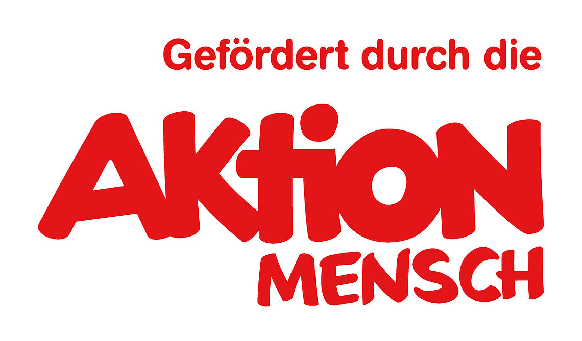 Logo "Gefördert durch die Aktion MENSCH"